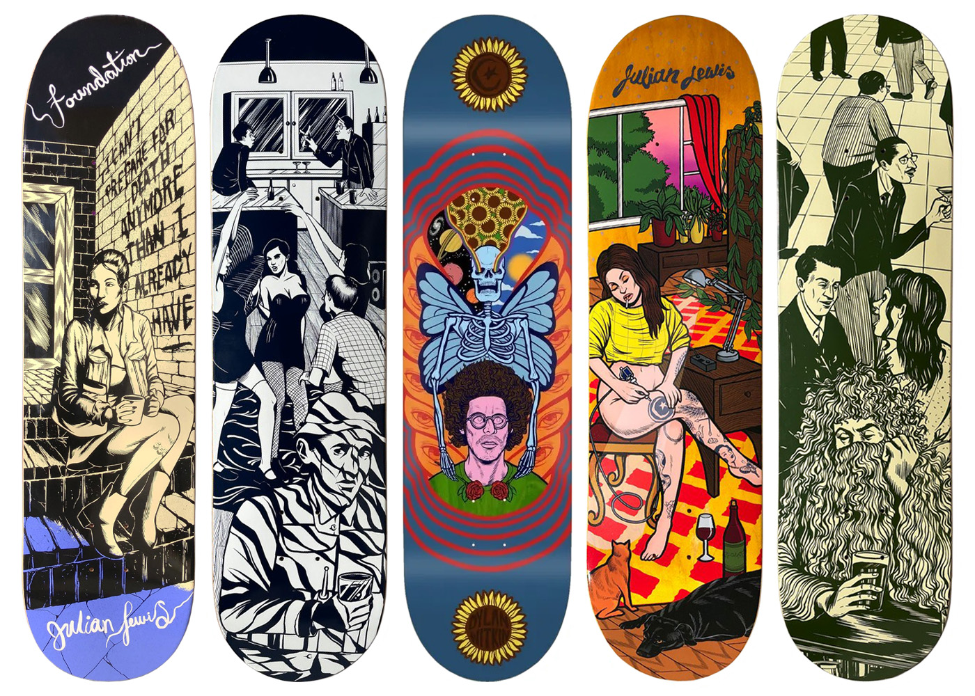 Interview with Van Eggers, Artist and Illustrator (Toy Machine, Foundation, Girl, Deathwish) Skateboard Graphics 3