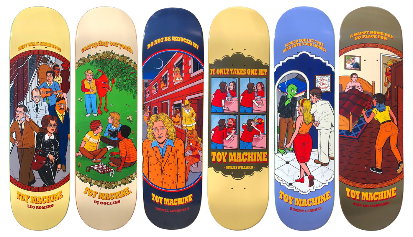 Interview with Van Eggers, Artist and Illustrator (Toy Machine, Foundation, Girl, Deathwish) Skateboard Graphics 4